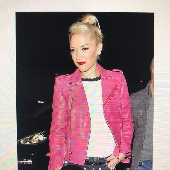 Hugo Buscati Milano Leather Bolero jacket, Hot Pink/Fuschia/Bubble Gum,S - Picture 11 of 11